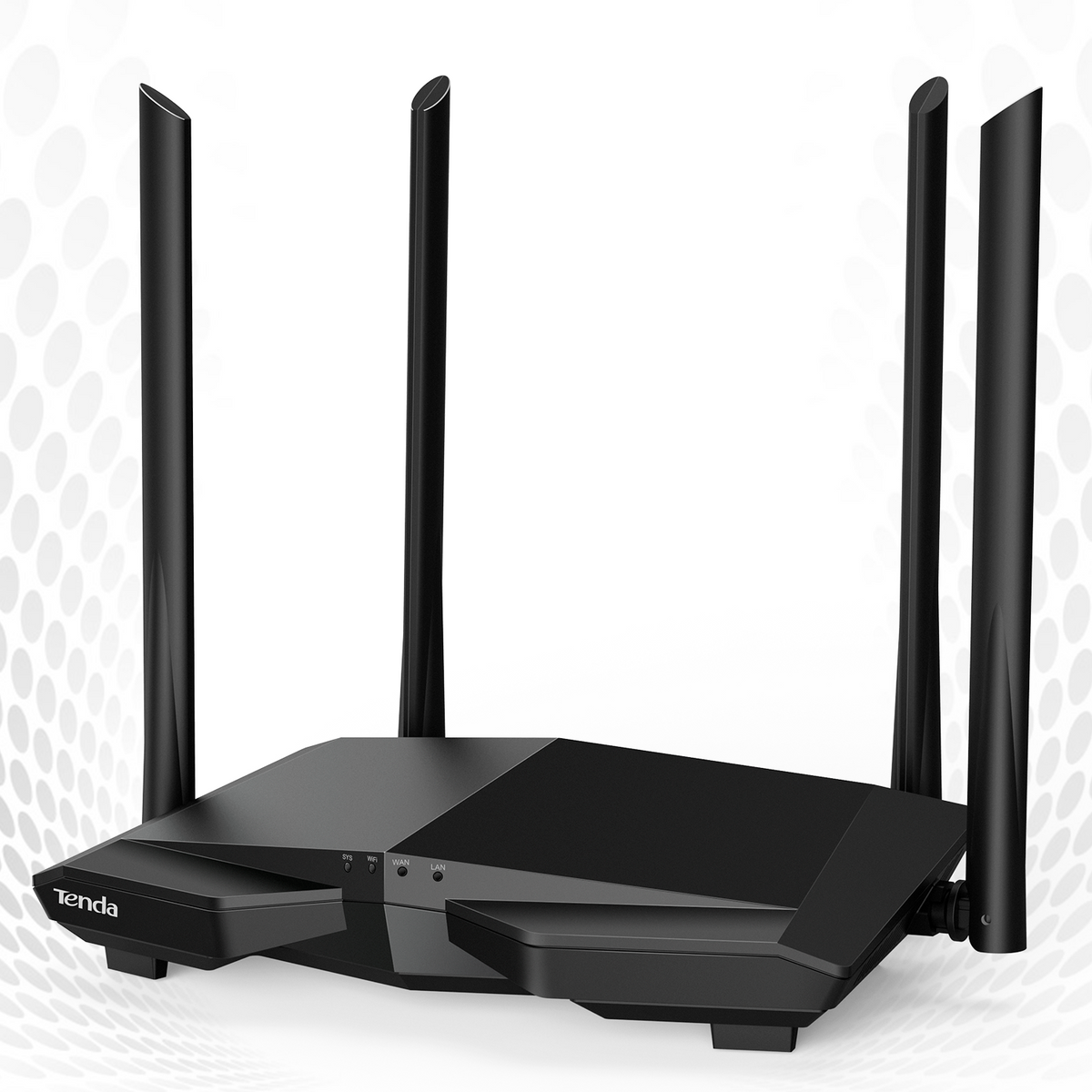 Router inalámbrico - AC6 TENDA, 1,0 kbps, Negro