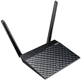 Router inalámbrico WiFi N300  - N300 RT-N12E ASUS, Negro