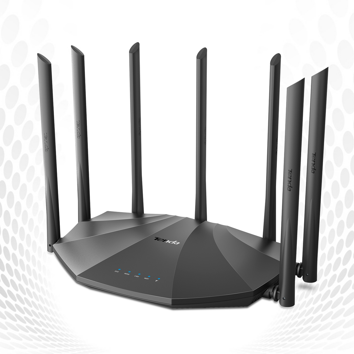 Router inalámbrico AC23;TENDA, Negro