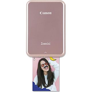 Impresora fotográfica  - Zoemini - Rose Gold CANON, Bluetooth, Rosa