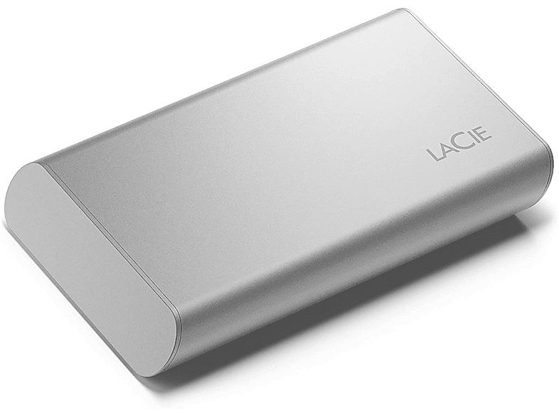 LACIE STKS2000400 PORTABLE SSD V2 2TB, 2 TB SSD, 2,5 Zoll, extern, Silber