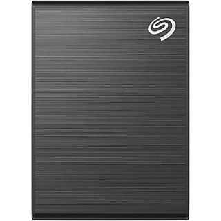 SSD externo 500 GB - SEAGATE STKG1000400, SSD, Negro