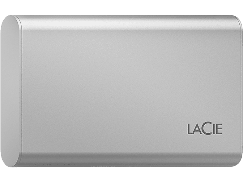 LACIE STKS1000400 PORTABLE SSD V2 500GB, 1 TB SSD, 2,5 Zoll, extern, Silber