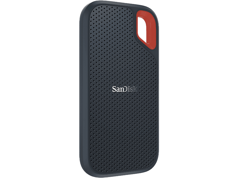 SANDISK SDSSDE60-1T00-G25 1TB EXTREME PORT.SSD, 1 TB SSD, 2,5 Zoll, extern, Grau/Rot