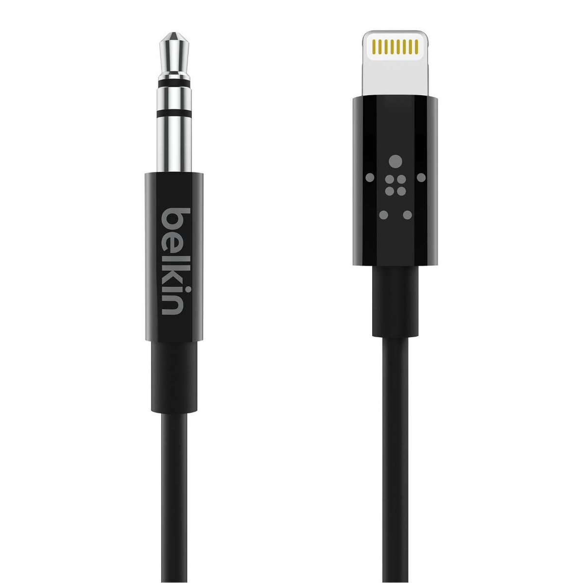 m, 1,8 Klinke, / Kabel, Lightning Schwarz BELKIN Audio 3.5mm