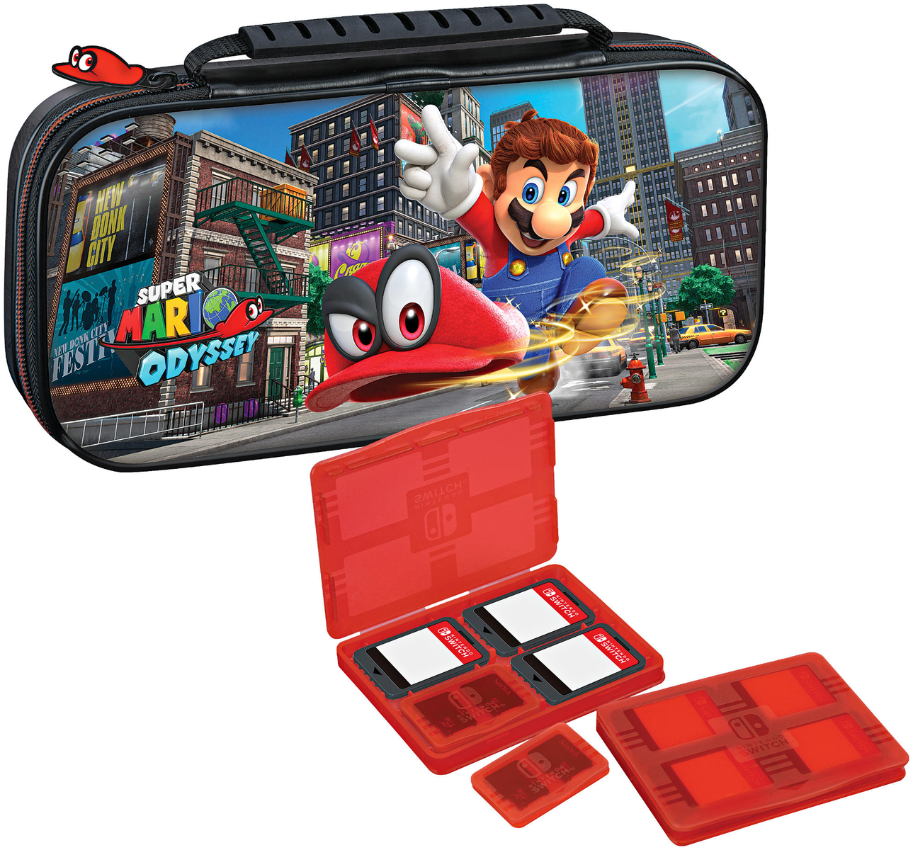 Funda - Ardistel NNS58 Super Mario Odyssey, Para Nintendo Switch, Multicolor