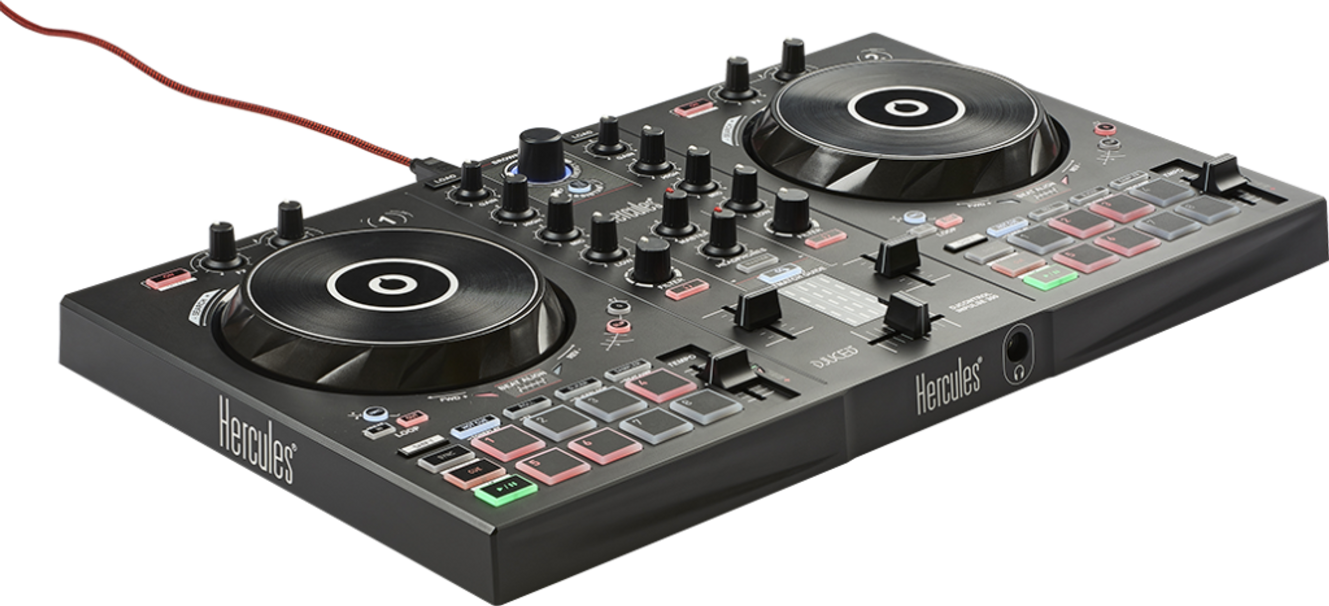 Controladora DJ - DJControl Inpulse 300 HERCULES, Negro