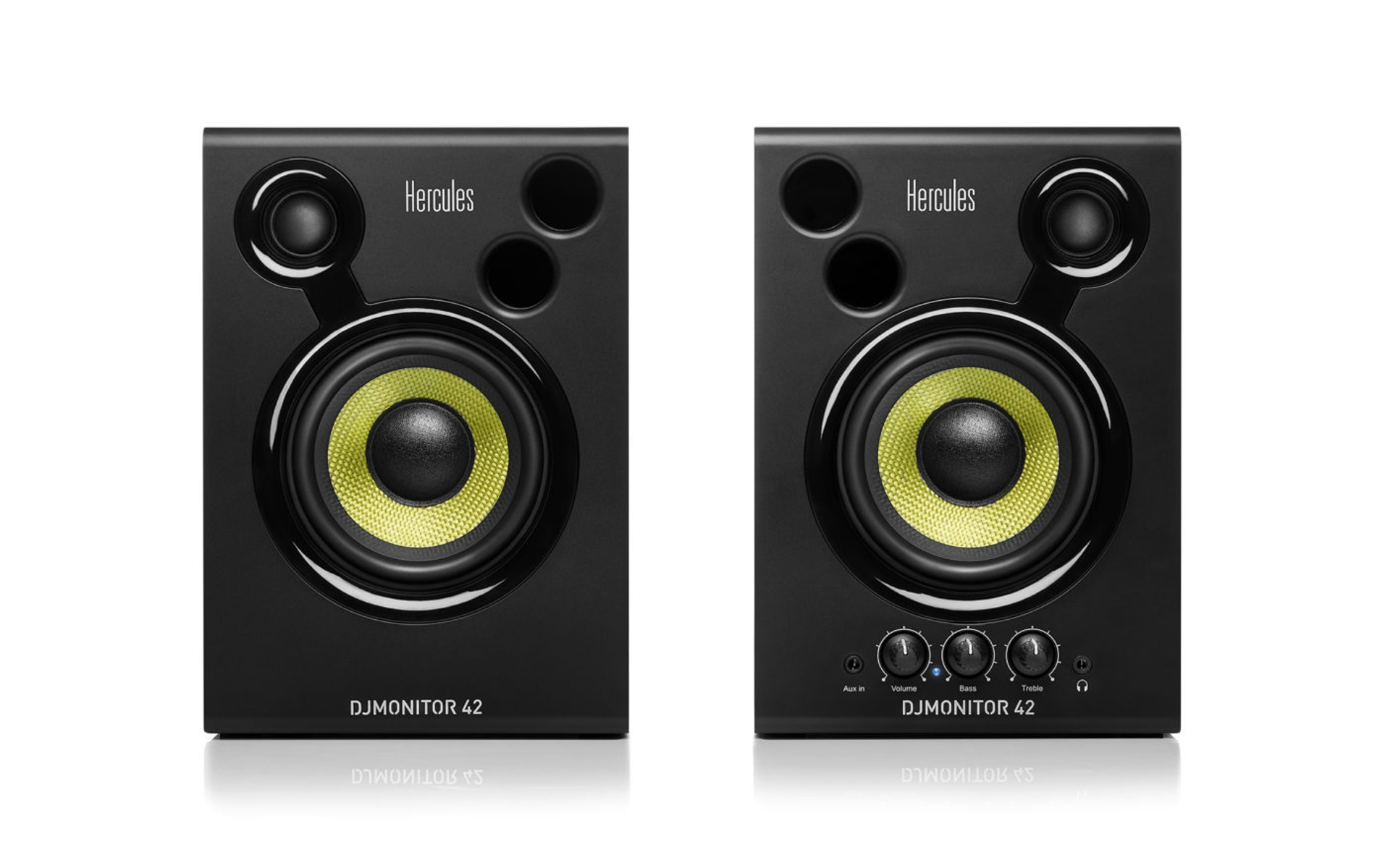 Altavoces - DJ Monitor 42 HERCULES, Negro