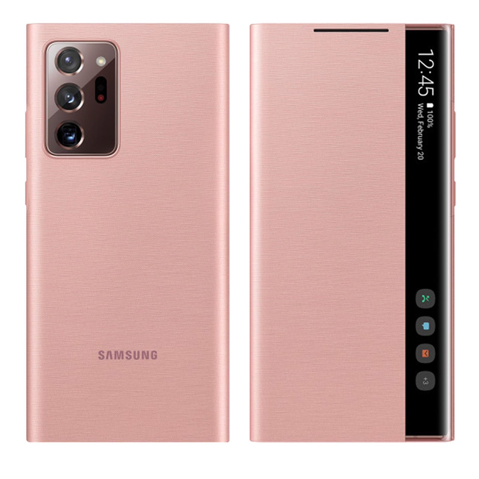 SAMSUNG Standing Series, Bookcover, Note Galaxy 20 Rosegold Samsung, Ultra