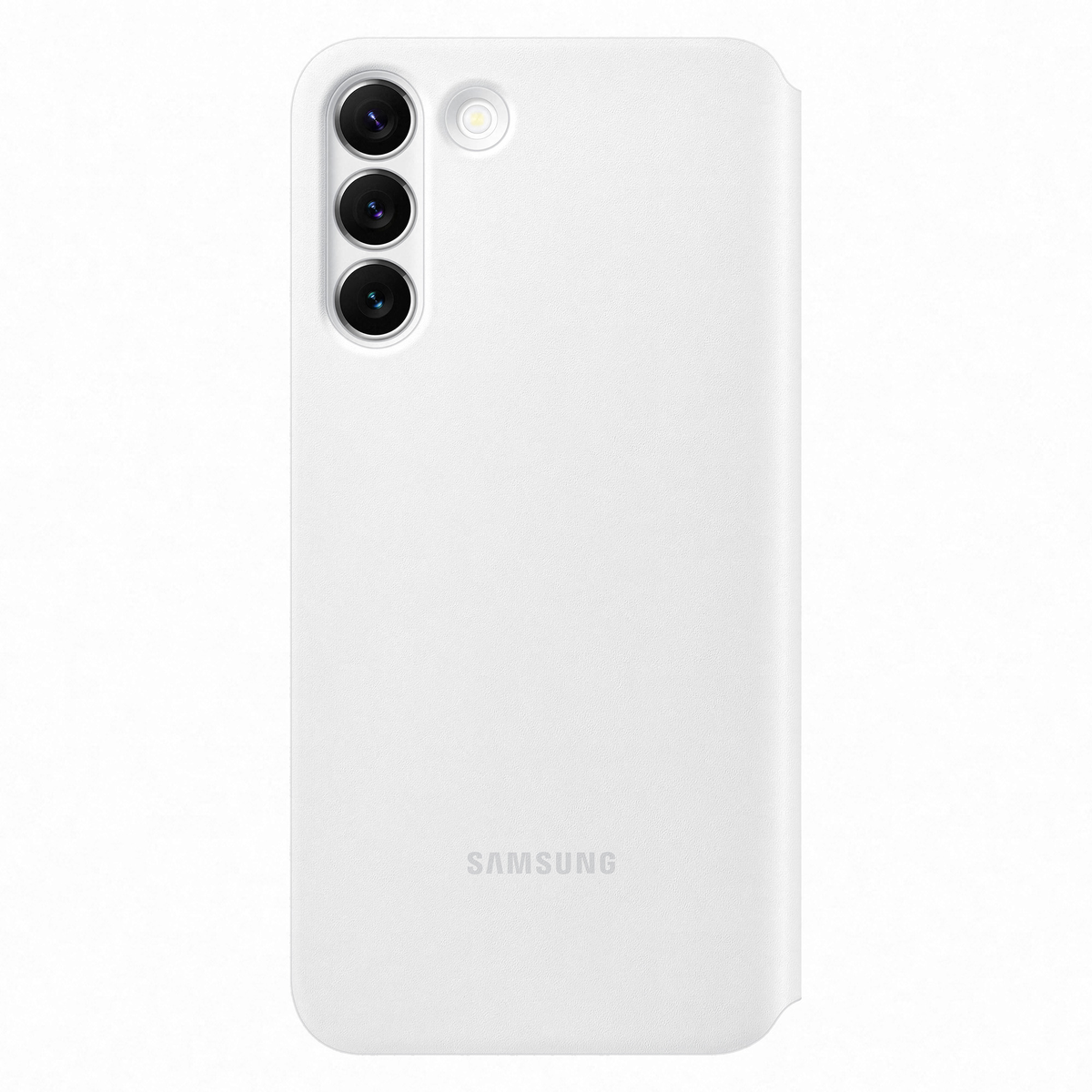 View Bookcover, Galaxy SAMSUNG S22+, Weiß S22+ Cover white, Samsung, Galaxy Clear
