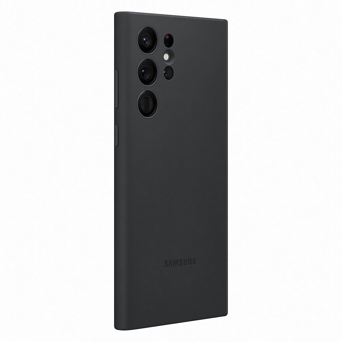SAMSUNG Silicone Schwarz Backcover, S22 Samsung, Galaxy Cover Ultra, Series