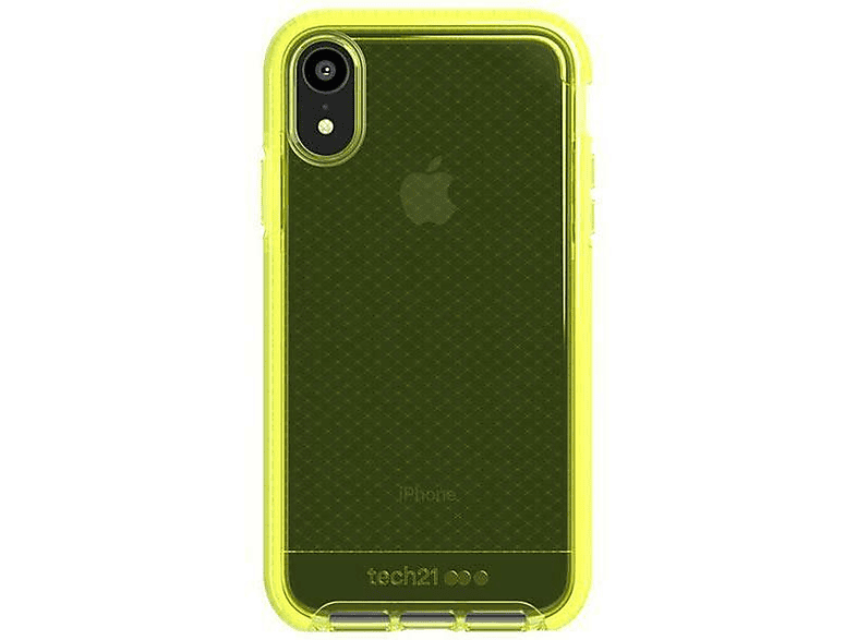 TECH21 T21-6517 EVO CHECK FOR IPHONE XR - NEON YELLOW, Bumper, Apple, iPhone XR, Rot