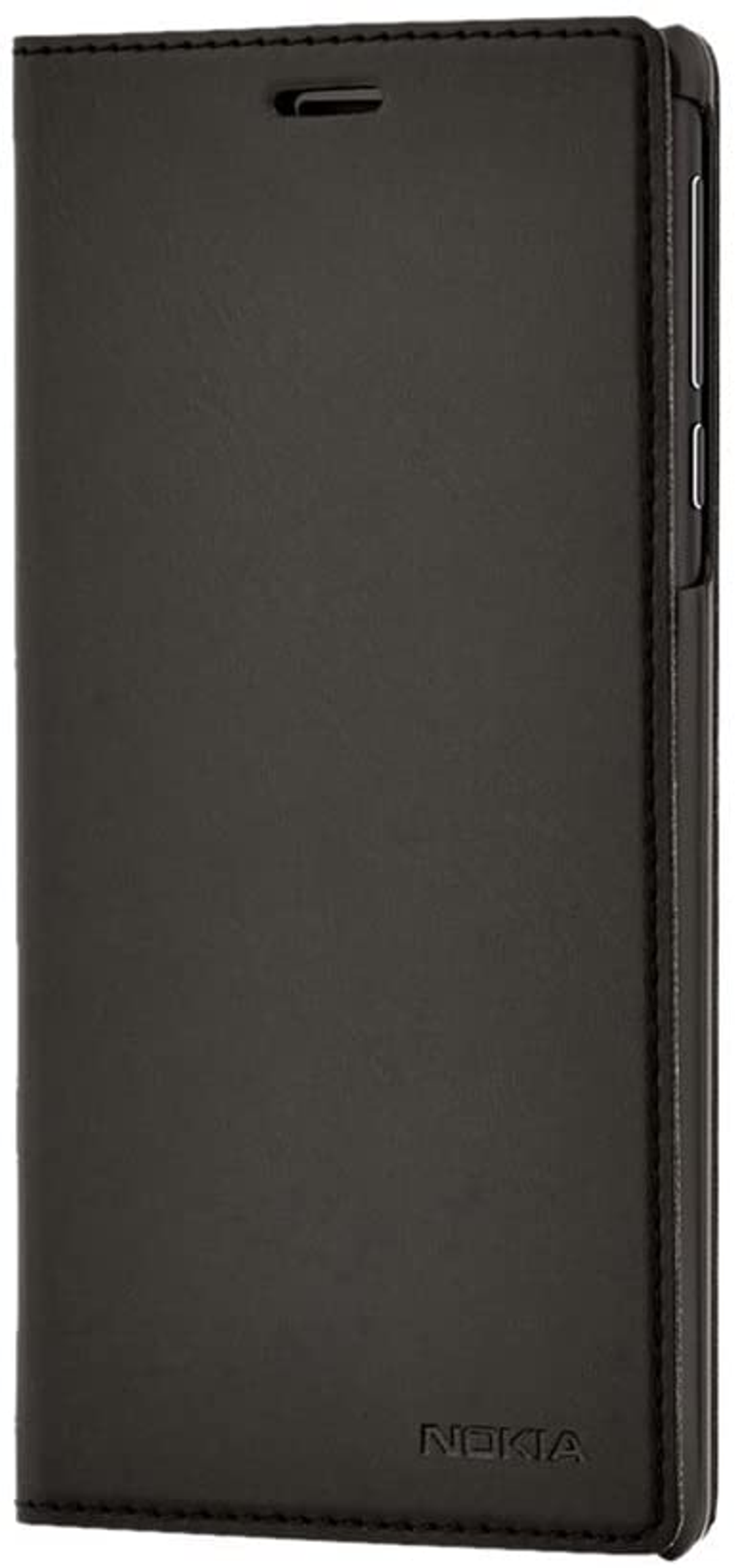 NOKIA 3 Universal, CP-303, 3, Case Noir Flip Bookcover, Schwarz