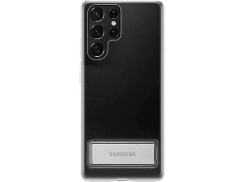 Samsung Clear Standing Cover Funda Transparente con Soporte para Galaxy S22