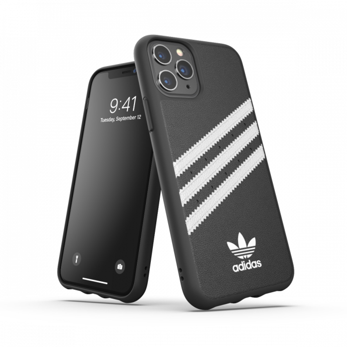 ADIDAS 36279 OR MOULDED CASE Apple, IP 11 11 Schwarz/Weiß BL/WH, Pro, iPhone Bookcover, PRO