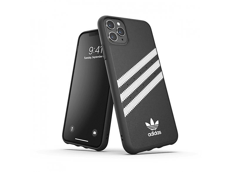 ADIDAS Moulded Case PU, BLACK 11 PRO MAX, APPLE, IPHONE Bookcover