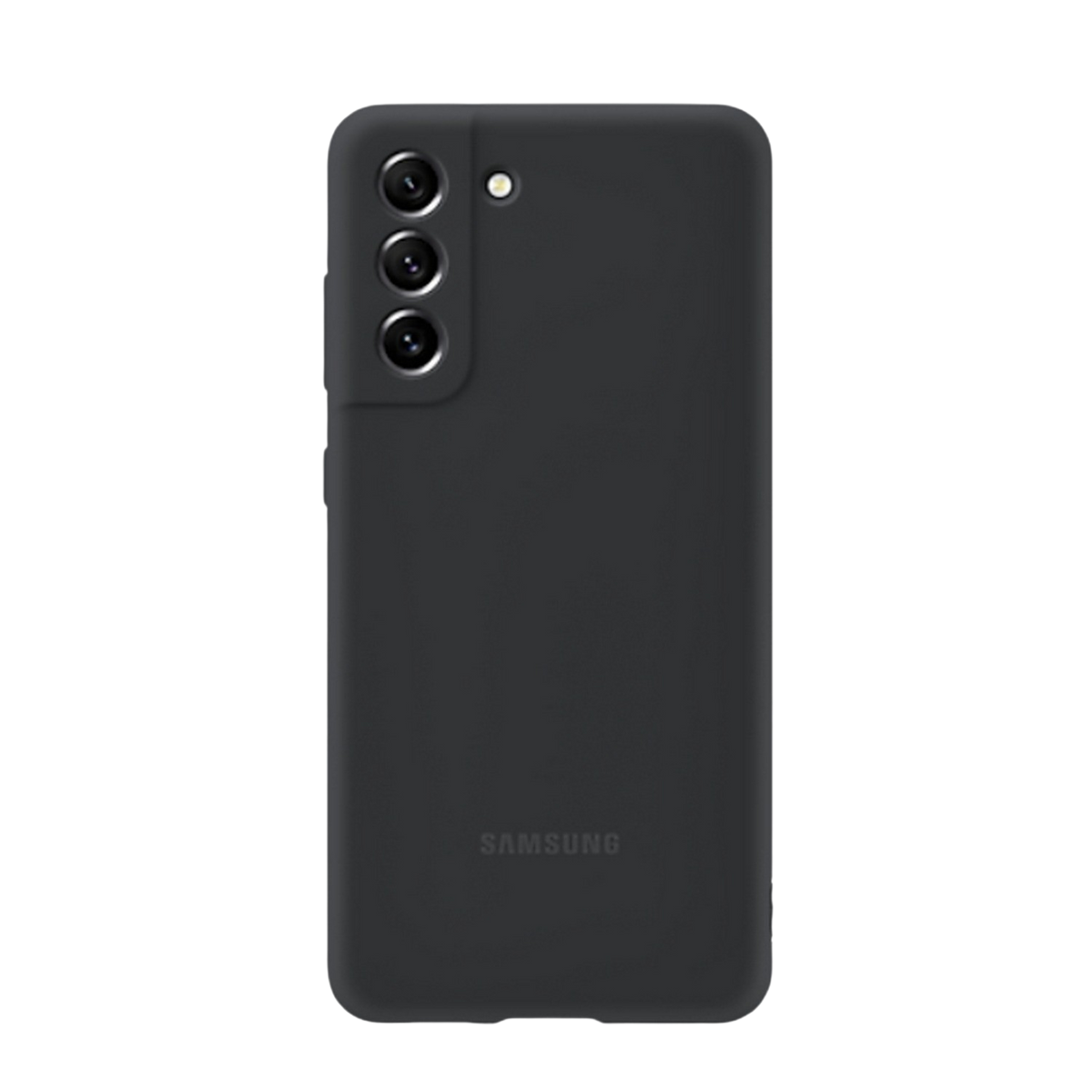SAMSUNG Silicone Samsung, Galaxy Schwarz Series, S21 Cover Backcover, FE