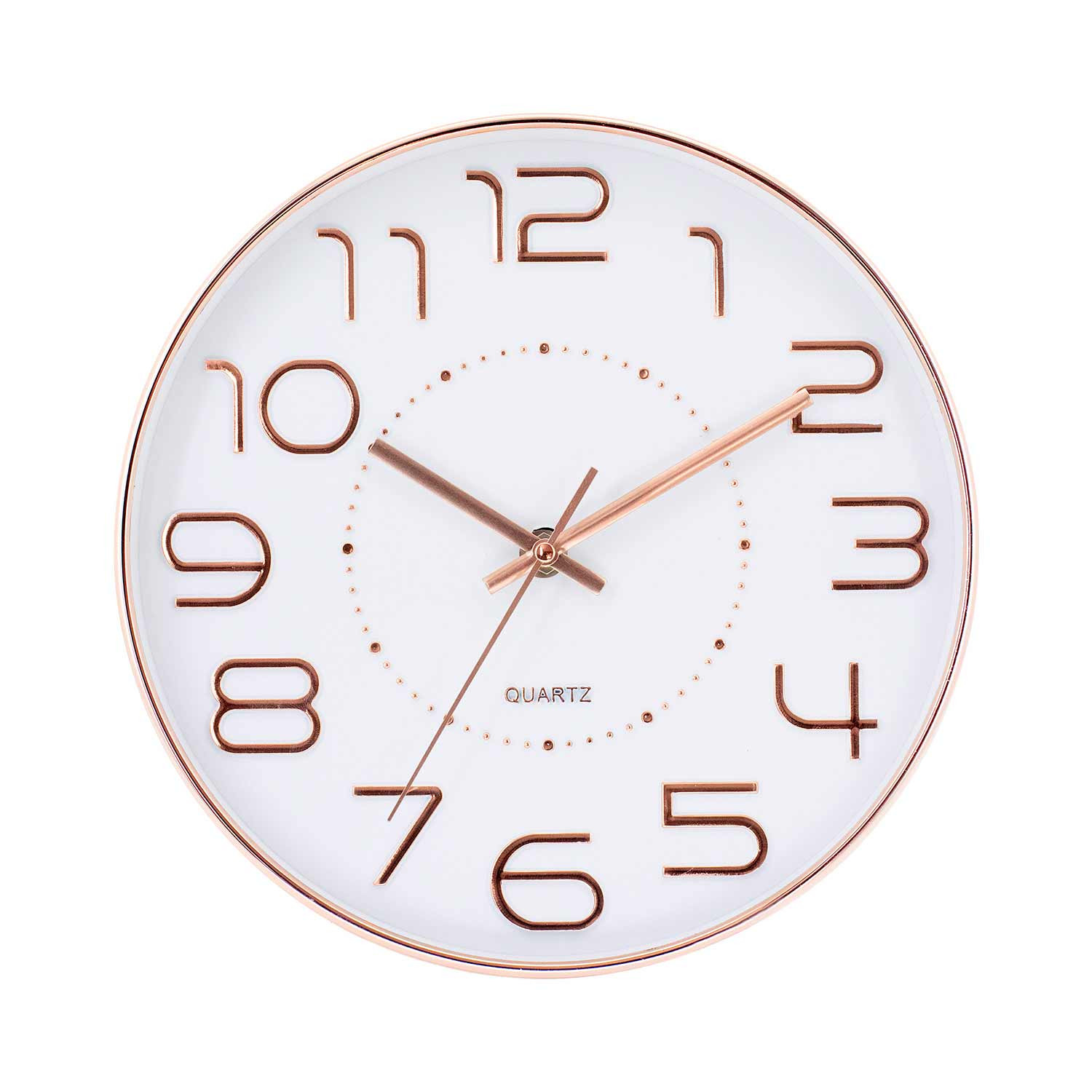 Reloj de Pared - RelojPared-81028 THINIA HOME, Oro Rosa