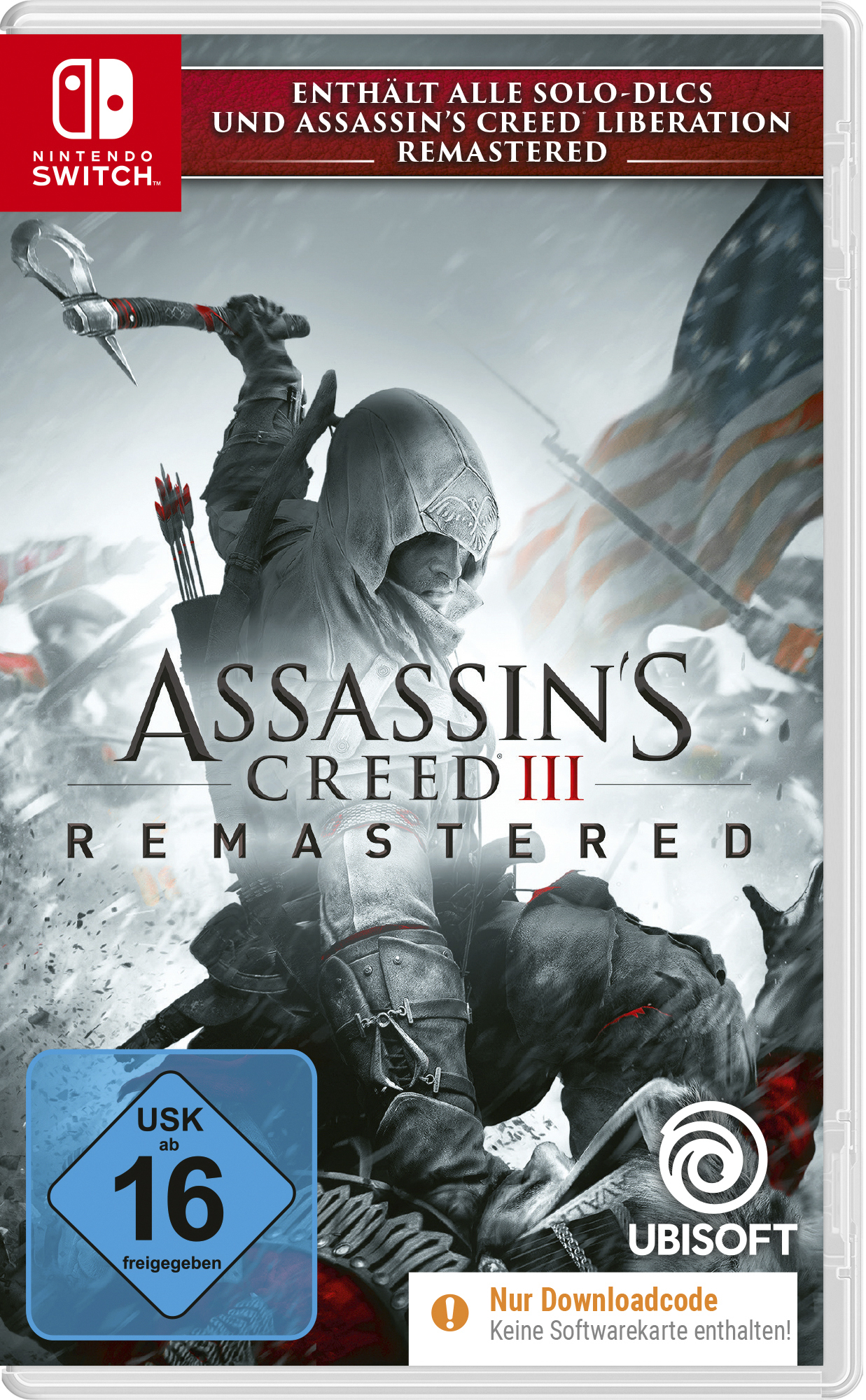 Switch] 3 Creed Box) in - Assassin\'s (Code [Nintendo Remastered the