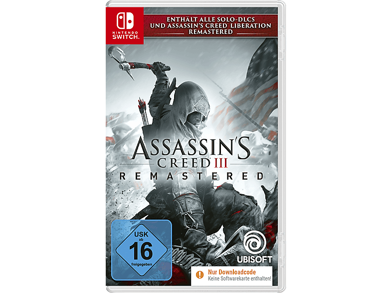 Switch] 3 Creed Box) in - Assassin\'s (Code [Nintendo Remastered the