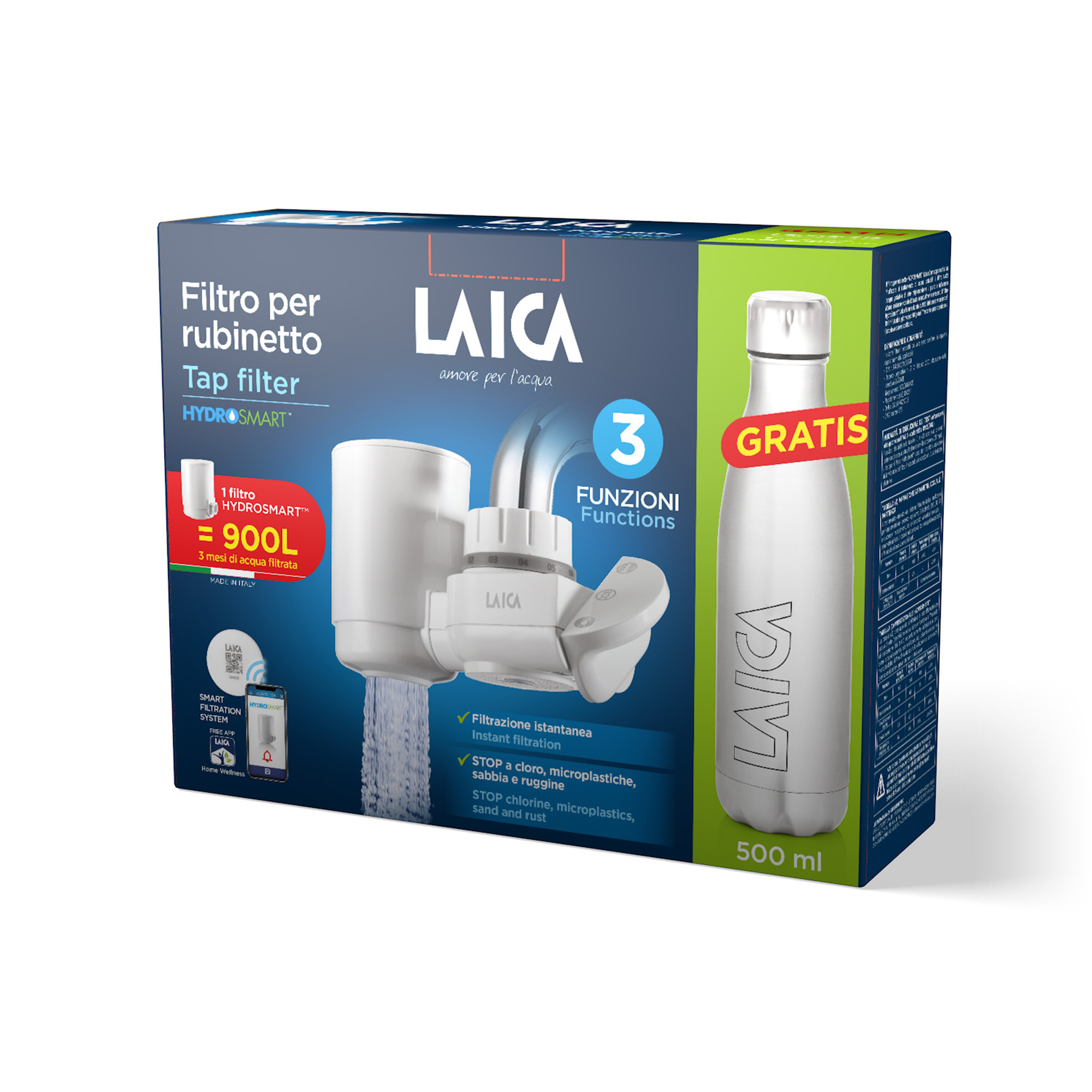 LAICA LA289 Filter cartridge, Blanco