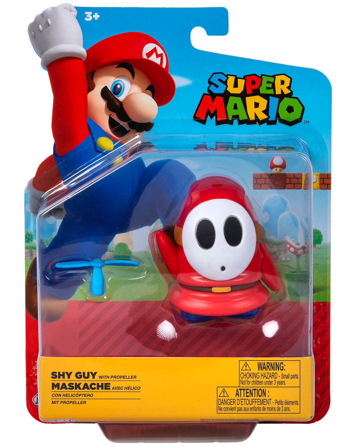 Super Mario - Red Figur 10 cm Shy Guy