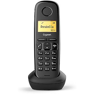 Teléfono Inalámbrico - GIGASET A170, RDSI, Negro