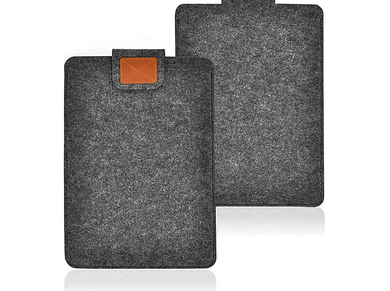 Macbook Laptoptasche Pro Kompatibel Air Wolldecke 13 Dunkelgrau Dunkelgrau INF Wolldecke, Hülle Sleeve / Apple für mit