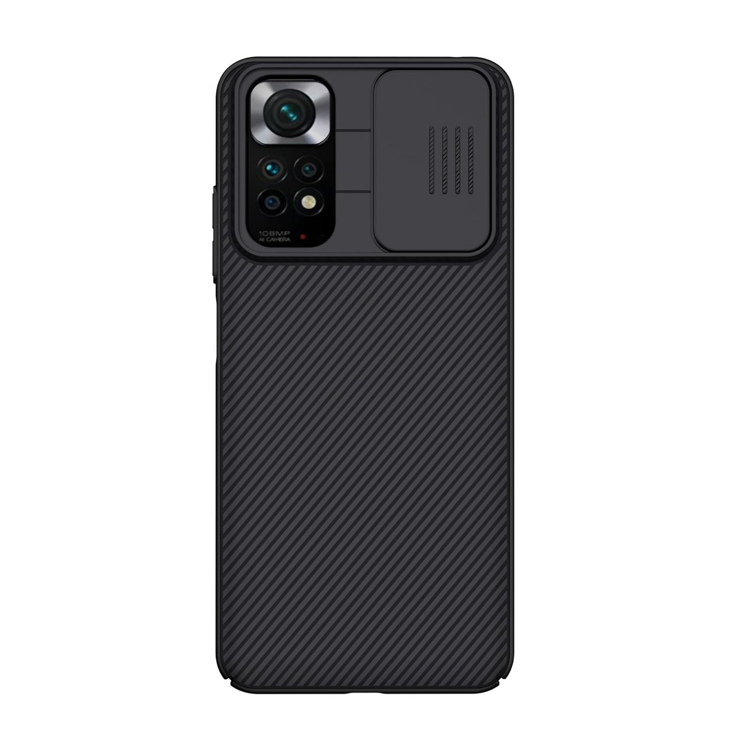 Backcover, CamShield Samsung, Z 3, Galaxy NILLKIN mit Kameraschutz, Schwarz Fold Schutzhülle