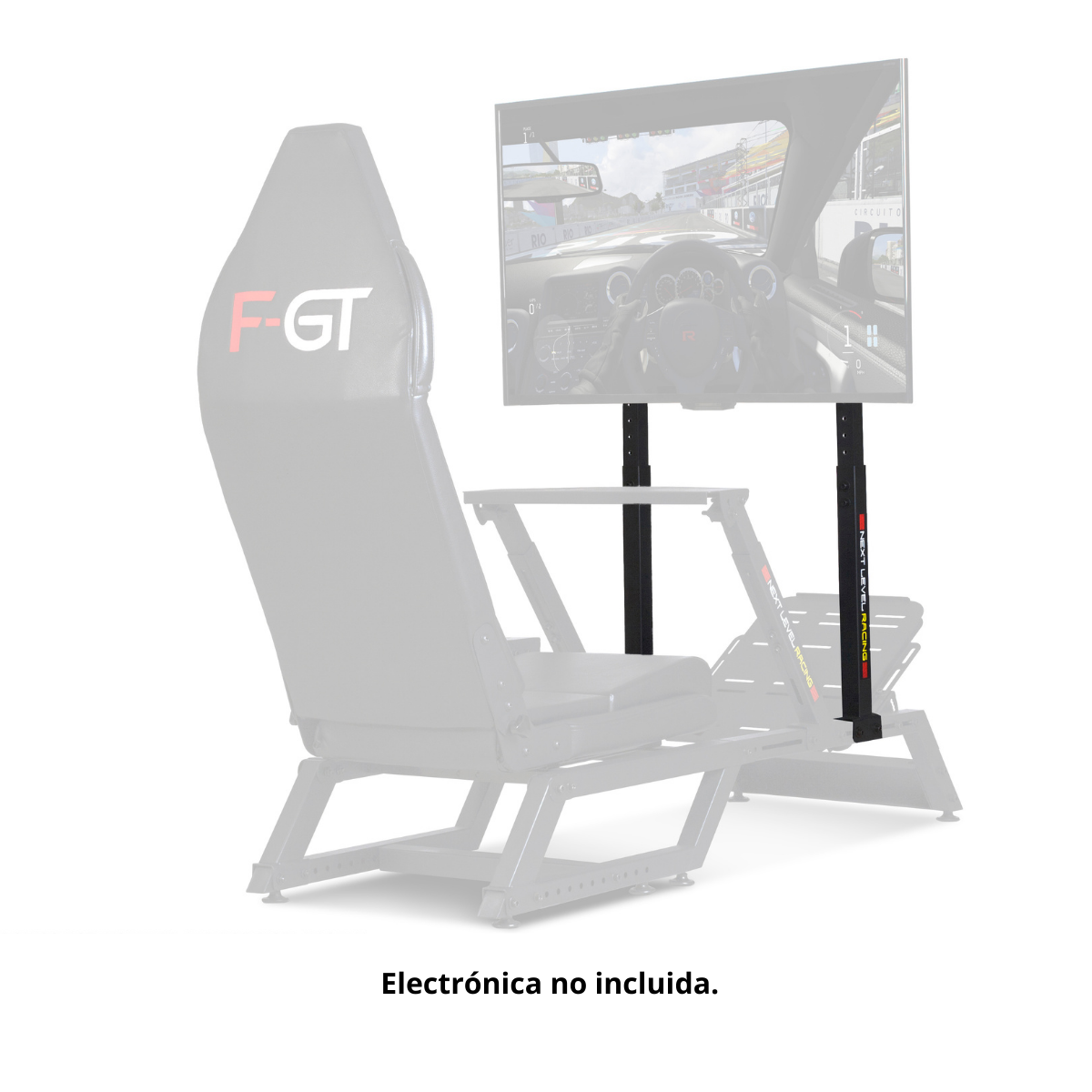 NEXT LEVEL RACING NLR-A006 F1GT MONITOR STAND Monitorständer, Schwarz