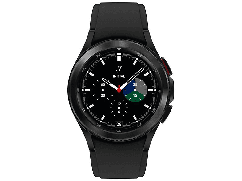 Schwarz Smartwatch Stahl, SM-R895F SAMSUNG Rostfreier
