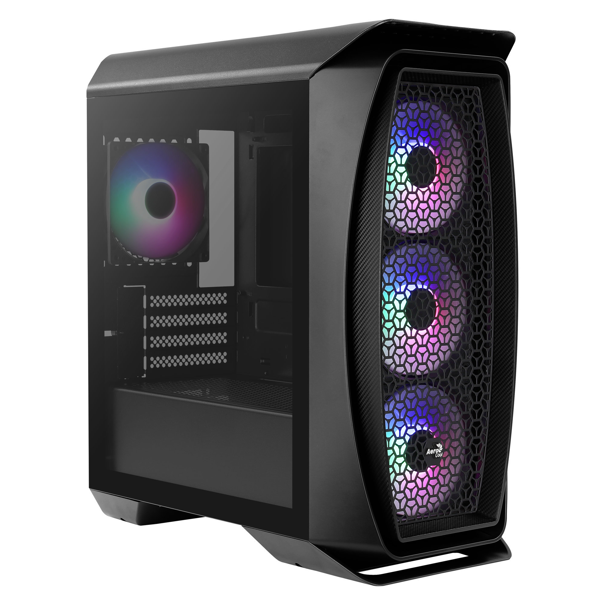 Carcasa PC - AEROONEMINIFROSTBK AEROCOOL, Negro