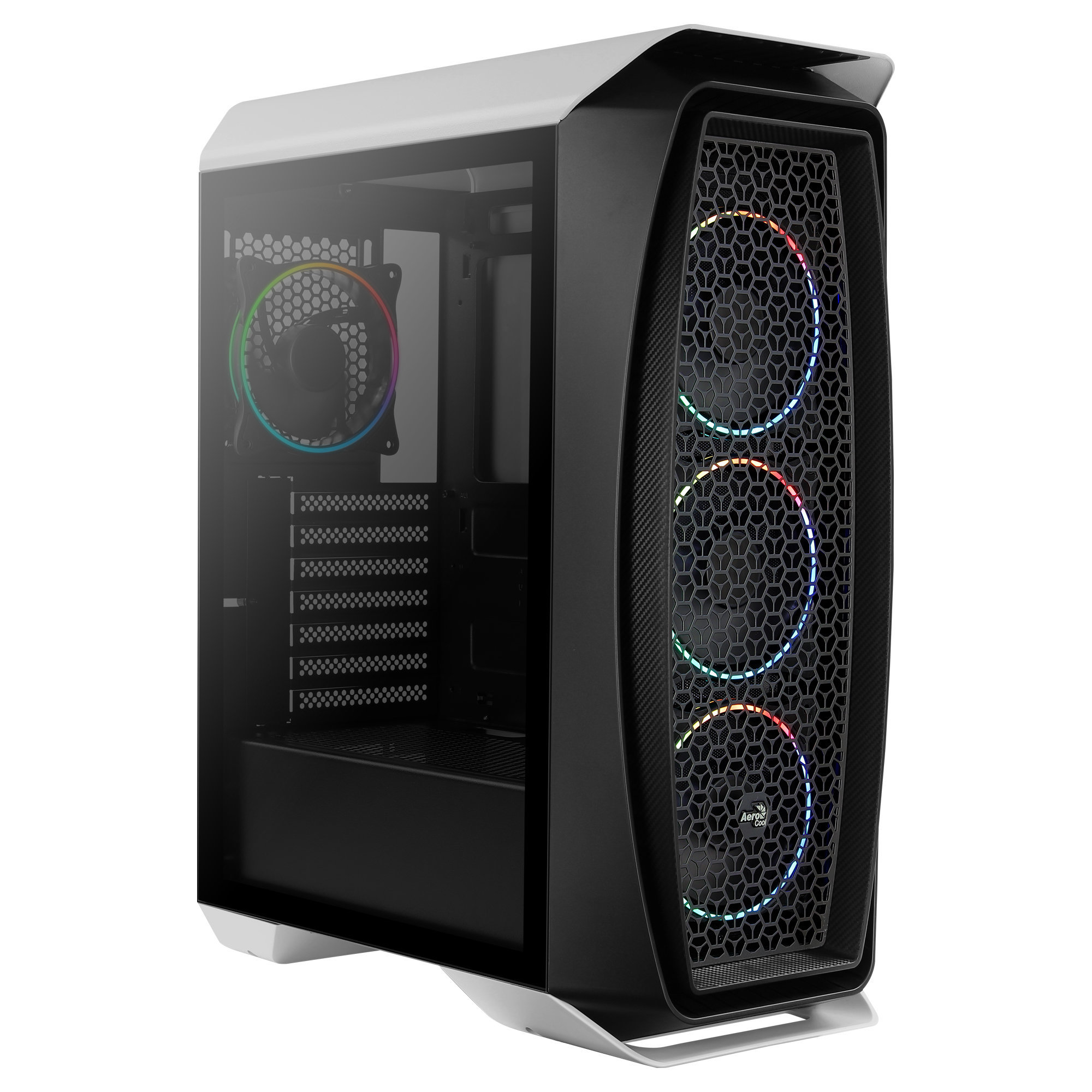 Carcasa PC - AEROONEECLIPSEWH AEROCOOL, Blanco