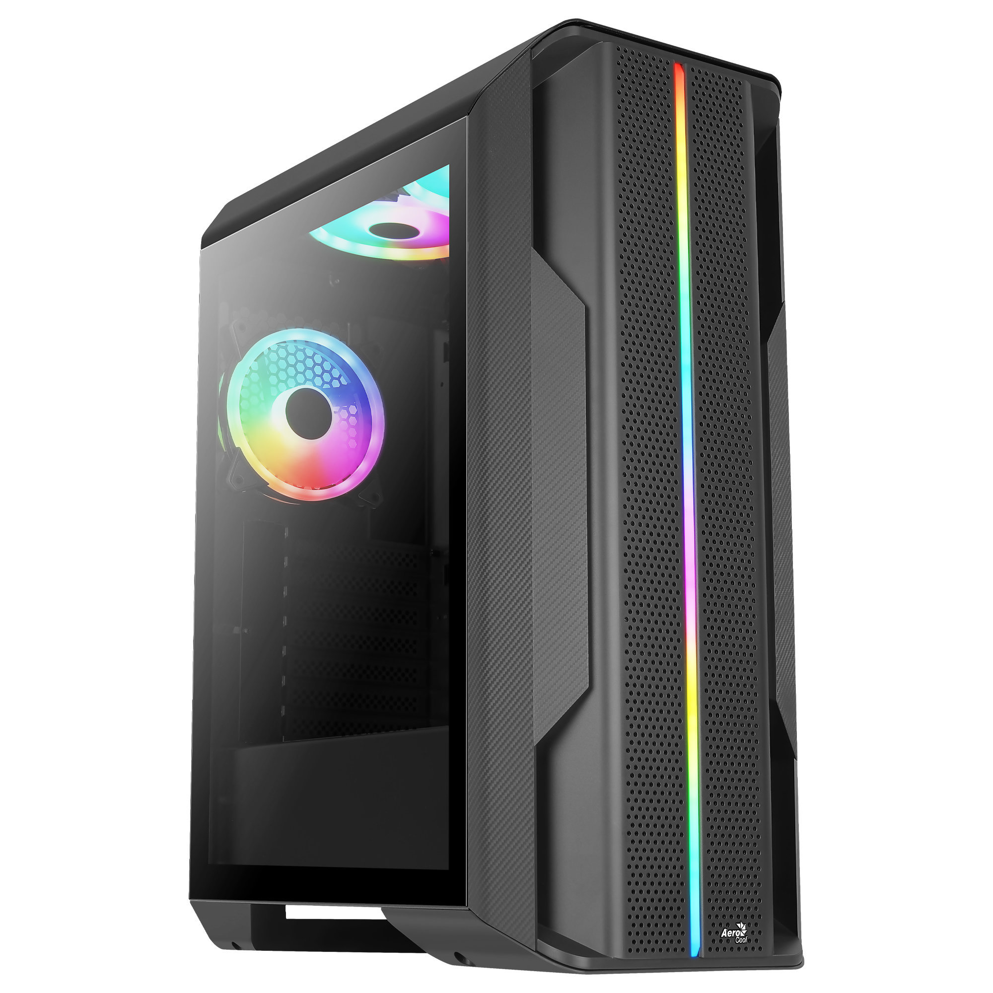 Carcasa PC - SPLINTERDUOBKV1 AEROCOOL, Negro