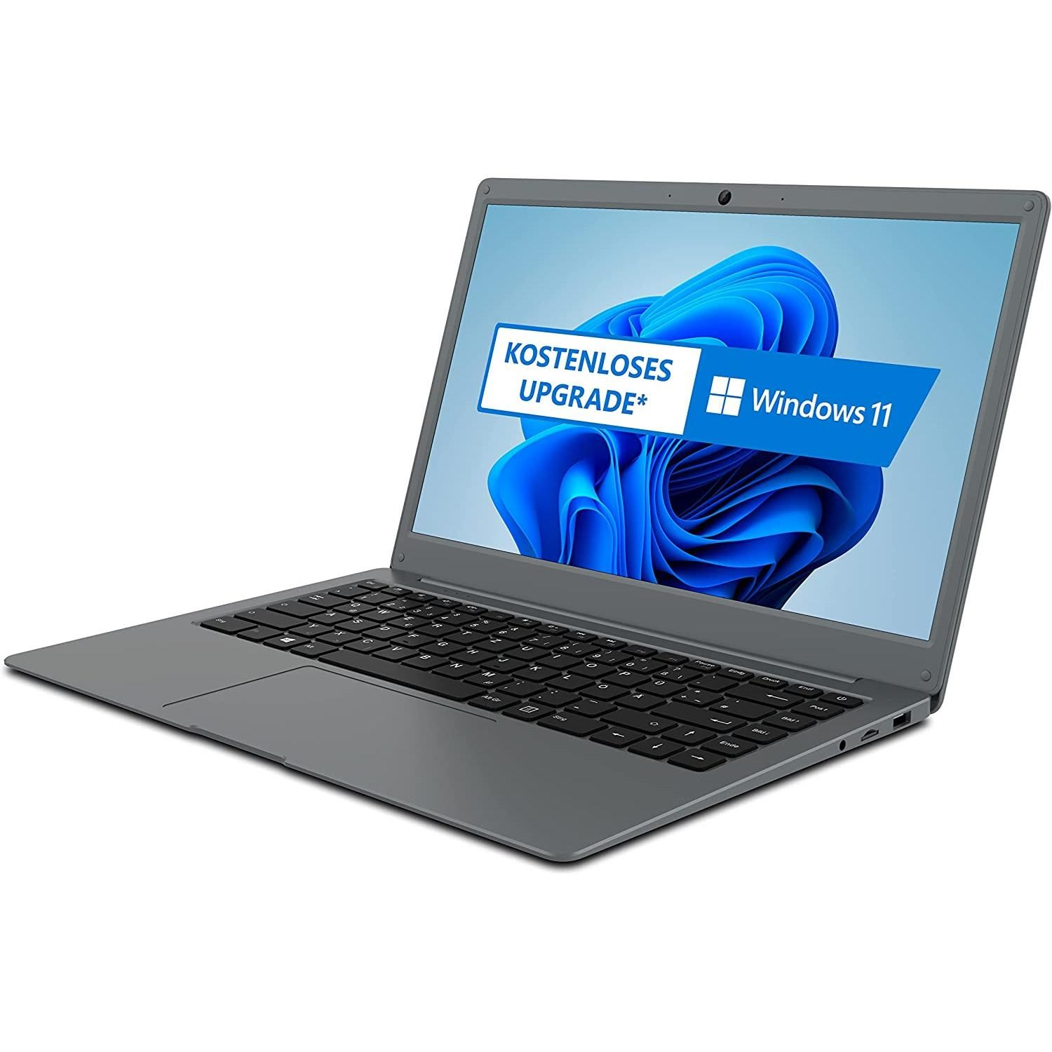 Notebook Zoll mit eMMC, 128 SE GB PRO14 128 14,1 silber RAM, Display, 4 ODYS GB myBook GB,
