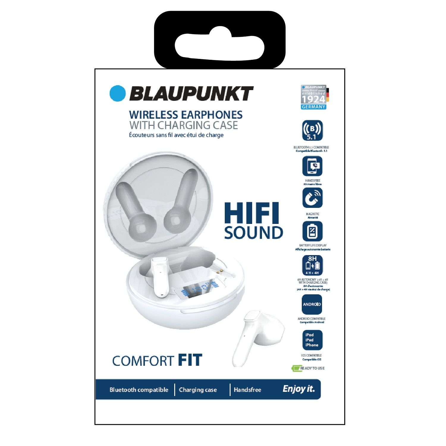 BLP4940, In-ear weiß Bluetooth BLAUPUNKT Kopfhörer