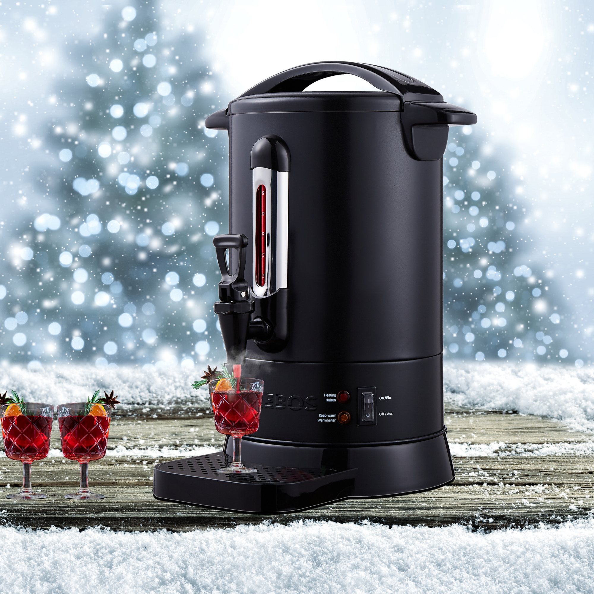 AREBOS mit Thermostat Glühweinkocher 6,8L (950 Watt) MediaMarkt