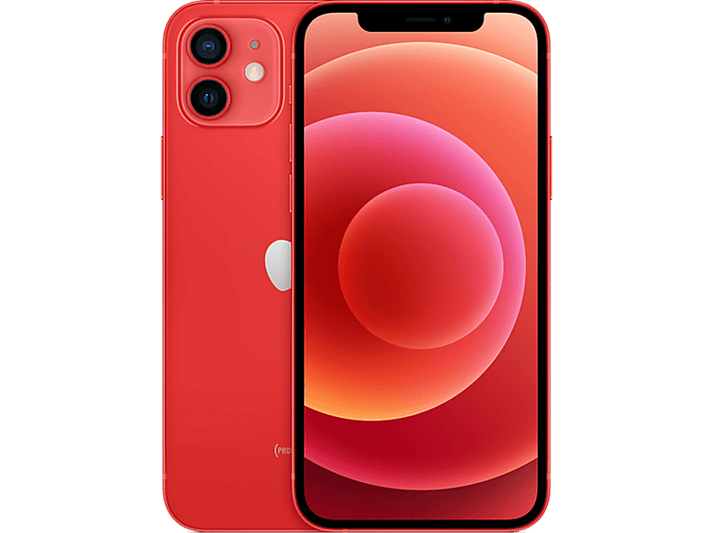 Móvil - APPLE 1492255 MGJ73QL/A IPHONE 12 RED 64GB