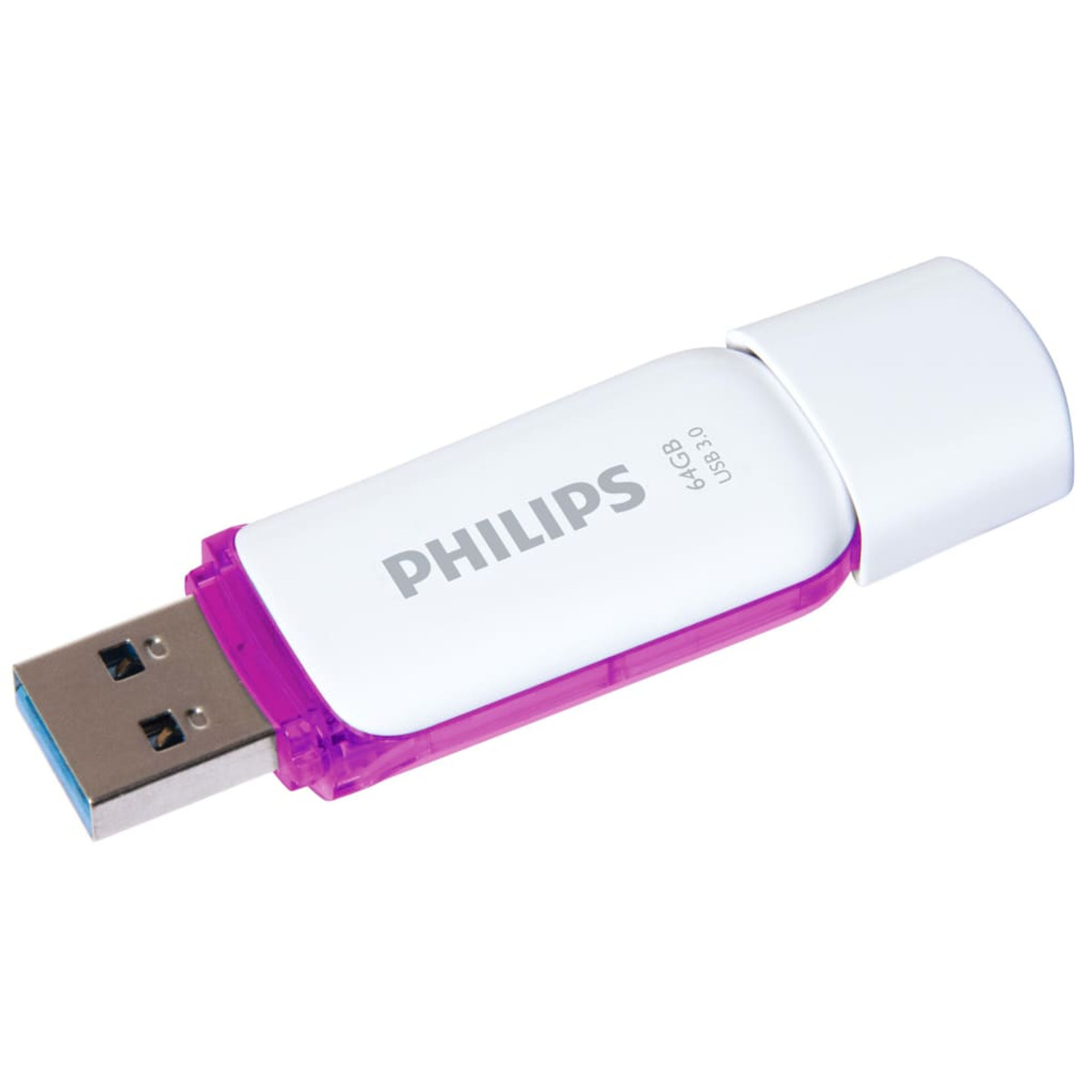 PHILIPS 433987 Violett, USB-Flash-Laufwerk GB) (Weiß und 64