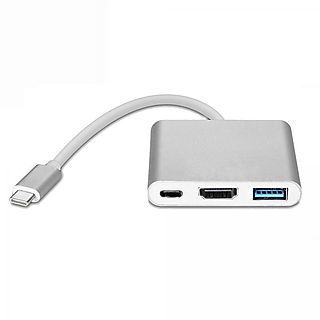Adaptador  - Adaptador multipuerto USB-C para USB, USB-C (USB PD), compatible con H INF
