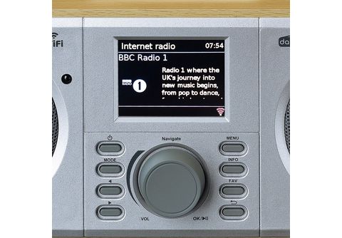 LENCO DIR-141 DAB+, | Multifunktionsradio, FM, Internet AM, Bluetooth, DAB+, MediaMarkt FM, DAB, holzoptik Radio