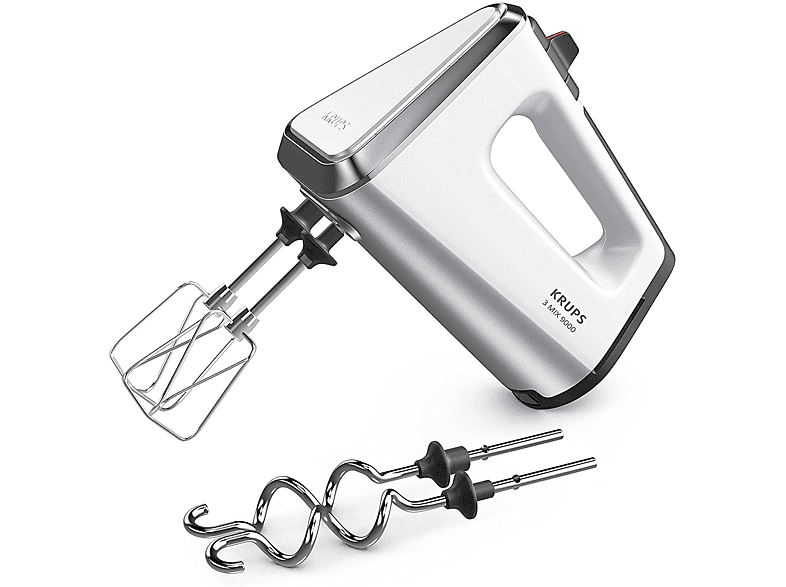 - weiss Mix Handmixer KRUPS 3 9000 Watt) (750 GN9101