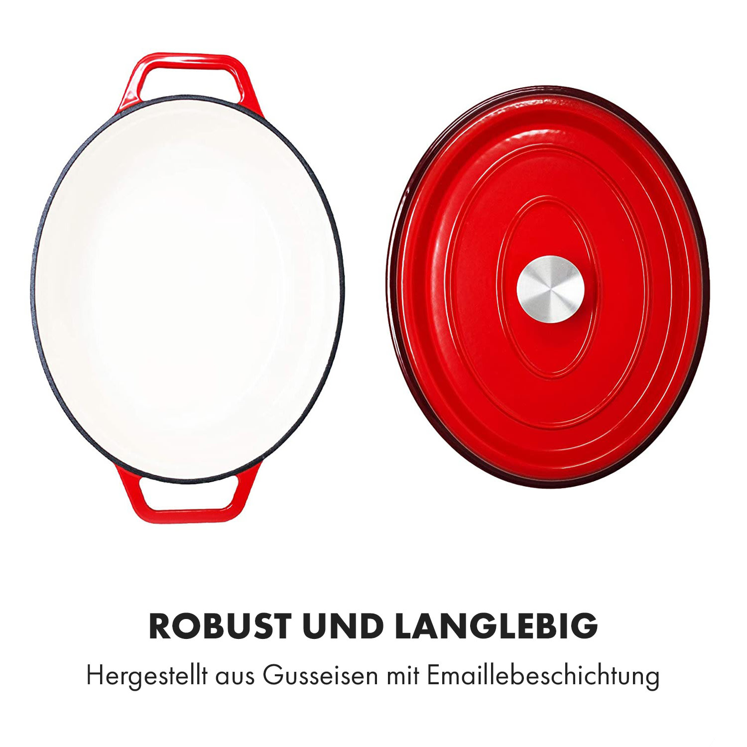 KLARSTEIN Gusseisen,Emaille 5,5 Dutch Podolica Oven Liter