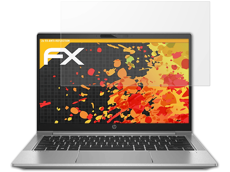 ATFOLIX 2x FX-Antireflex Displayschutz(für HP ProBook 430 G8)