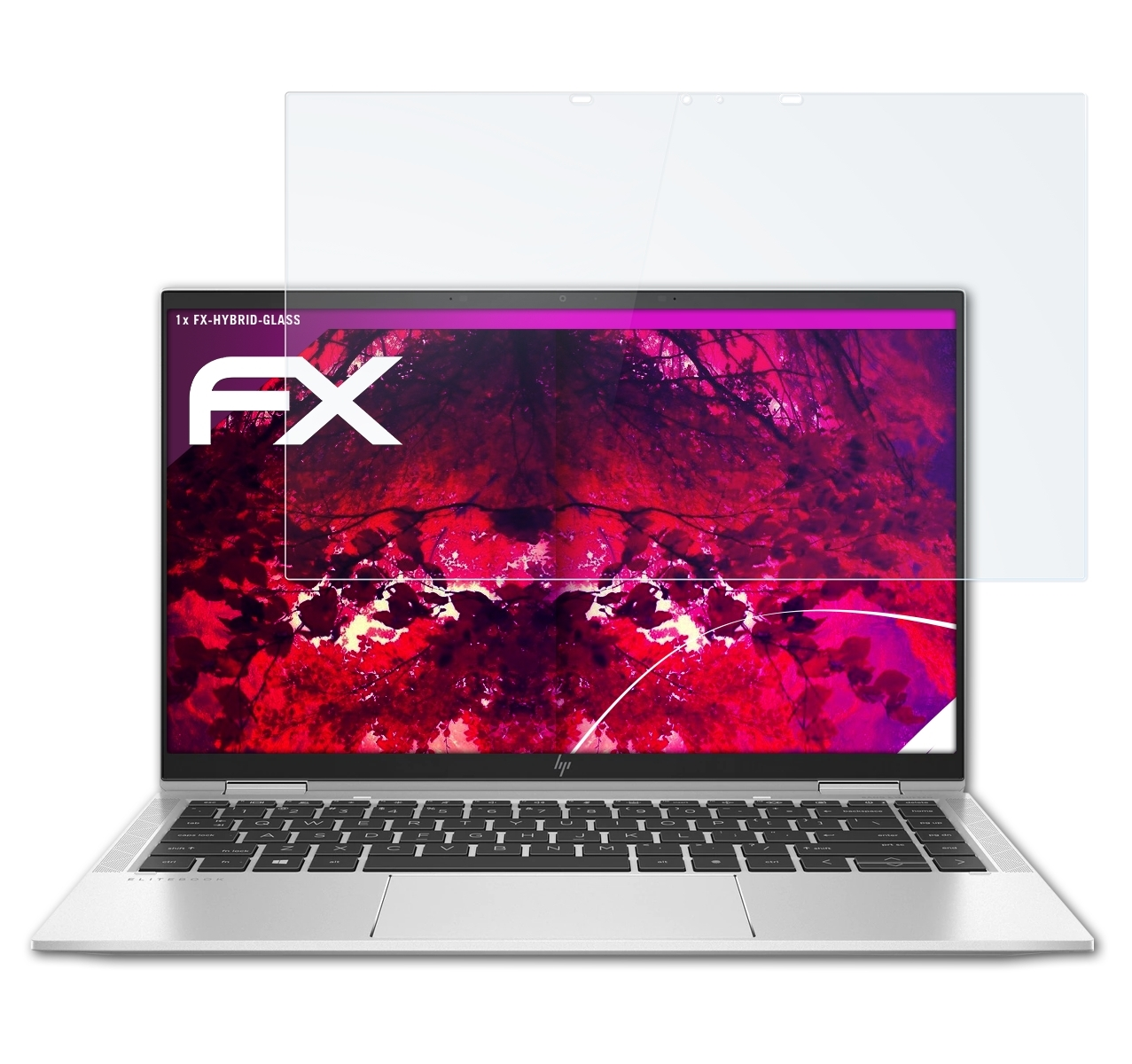 ATFOLIX FX-Hybrid-Glass Schutzglas(für x360 EliteBook 1040 G8) HP