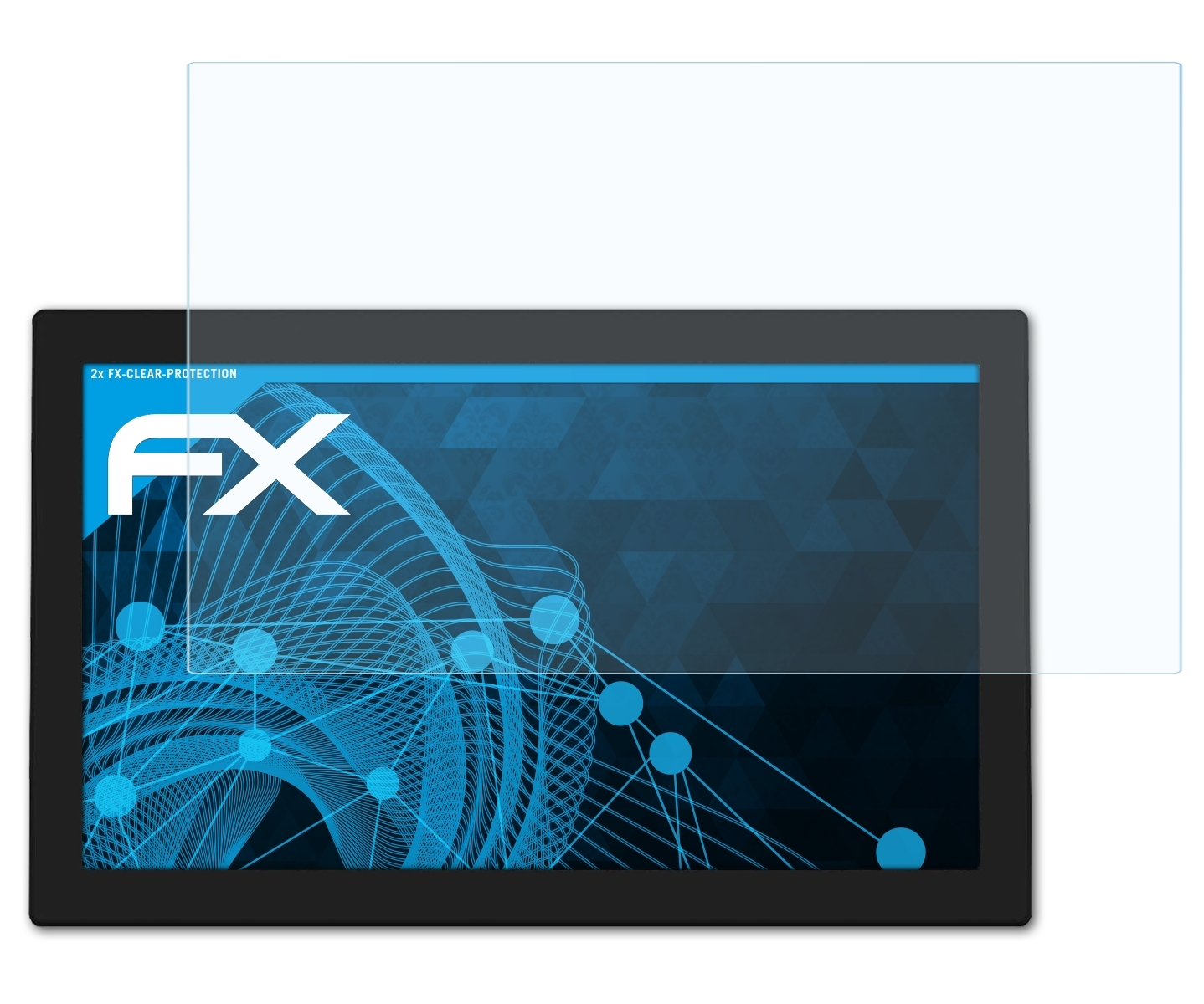 ATFOLIX 2x Pro Displayschutz(für Kamvas Huion 4K) 24 FX-Clear