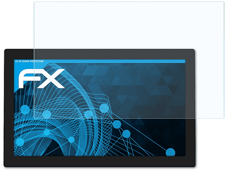 ATFOLIX 2x FX-Clear Displayschutz(für Huion Kamvas Pro 24 4K)