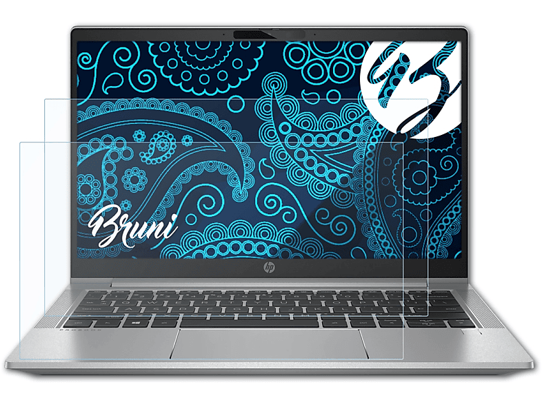 BRUNI 2x Basics-Clear Schutzfolie(für HP ProBook 430 G8)
