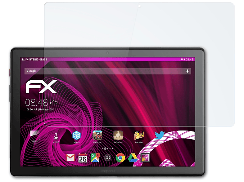 FX-Hybrid-Glass Tablet) ATFOLIX Emporia Schutzglas(für