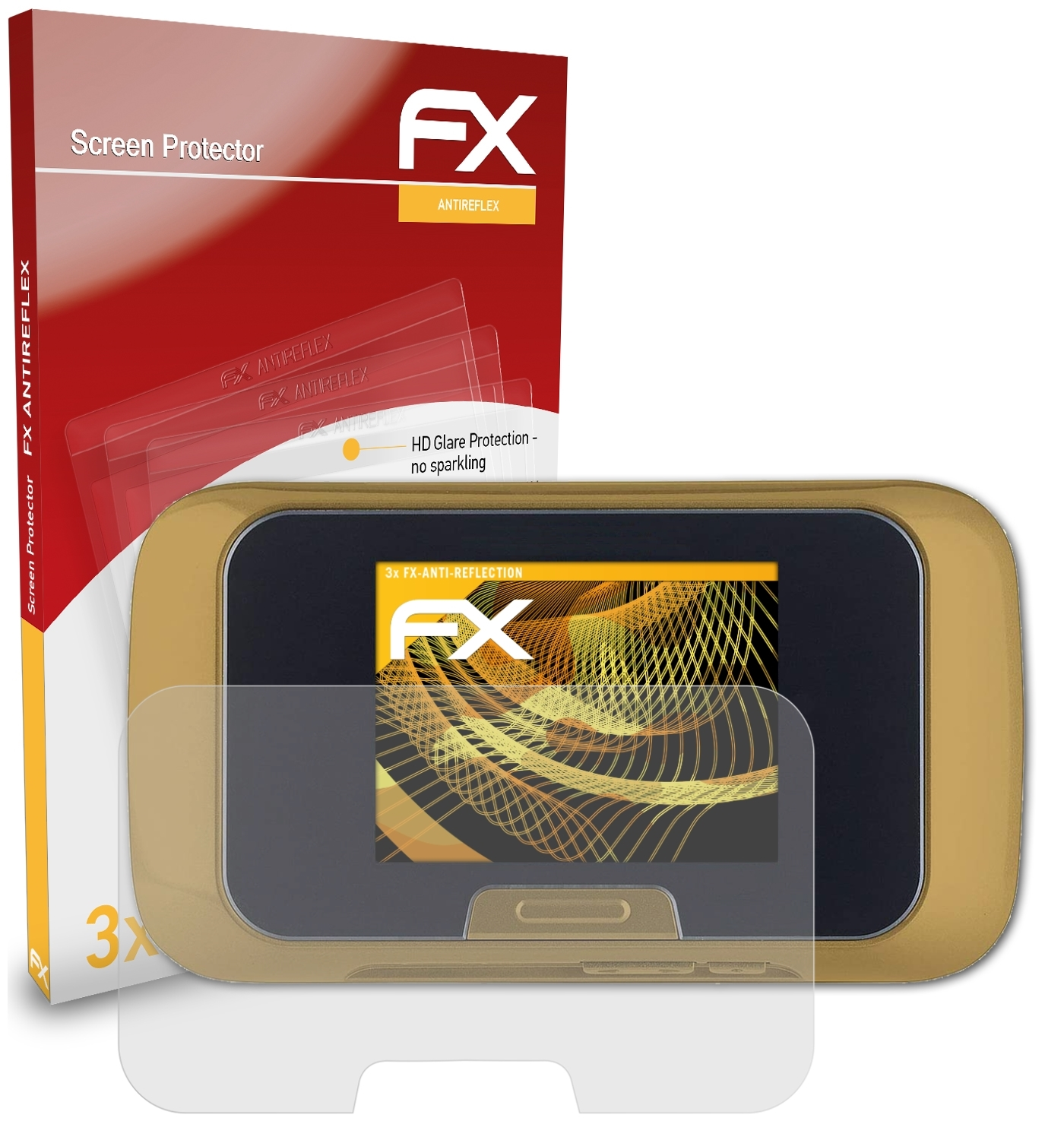 FX-Antireflex Displayschutz(für 3x PX3696-944) Somikon ATFOLIX